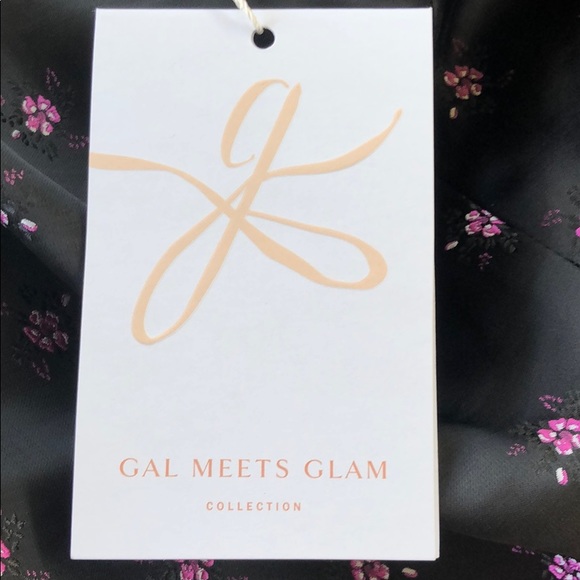 NEW • Gal Meets Glam • Maude Daisy Satin Dress - Picture 7 of 7